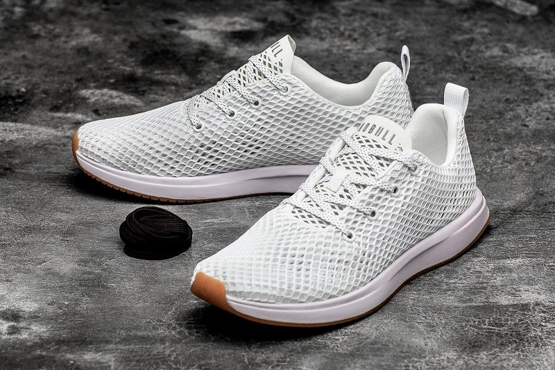 Women's Nobull Mesh Running Shoes White | SG H2717A